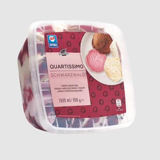 Neli maitset: kirss, šokolaad, vanill ja valge šokolaad 1800ml